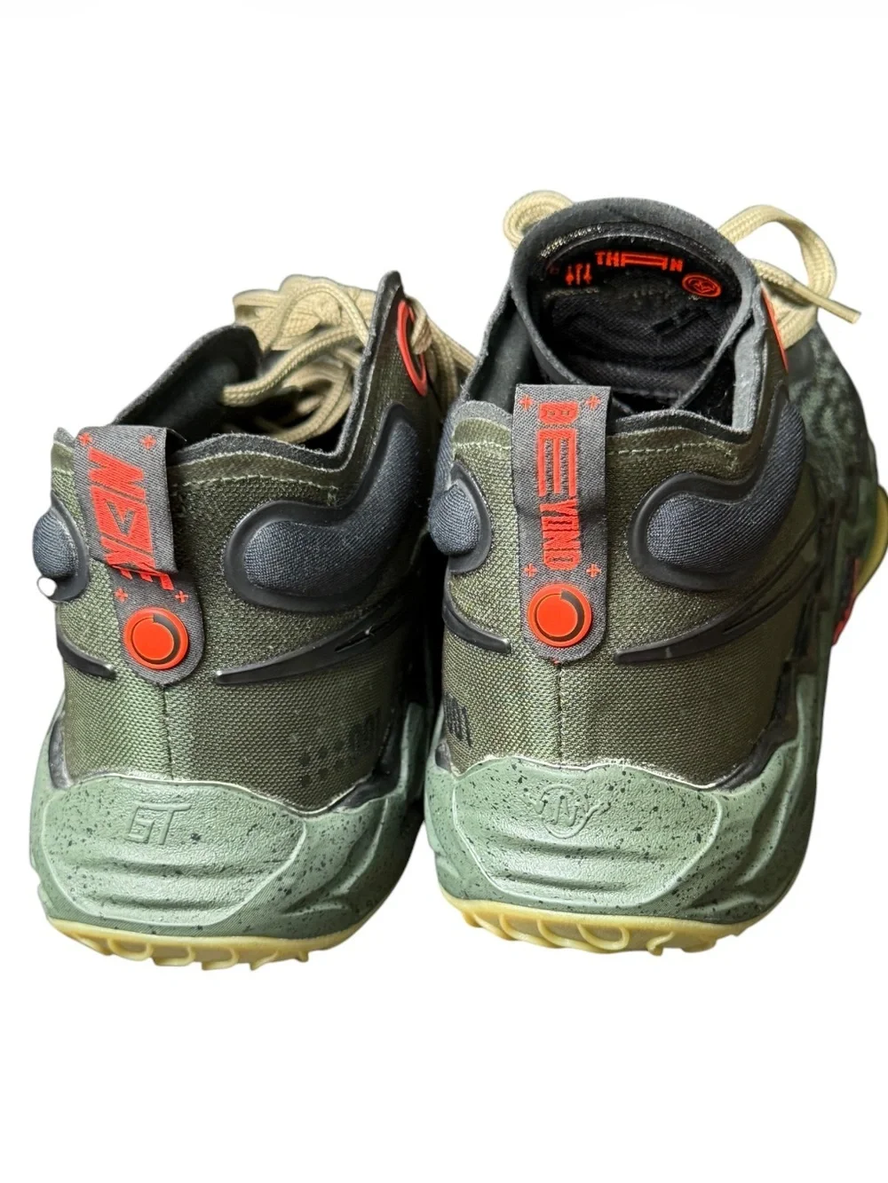 Nike Air Zoom GT Run EP Basketball Shoes Carbon Green Khaki Sz 13